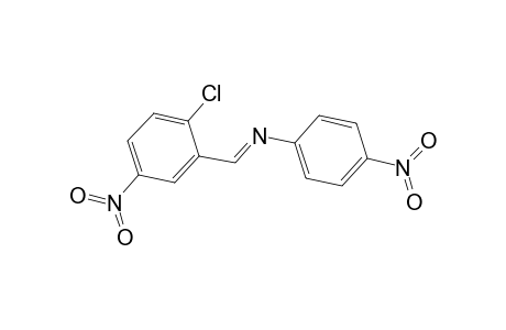 N-[(E)-(2-Chloro-5-nitrophenyl)methylidene]-4-nitroaniline