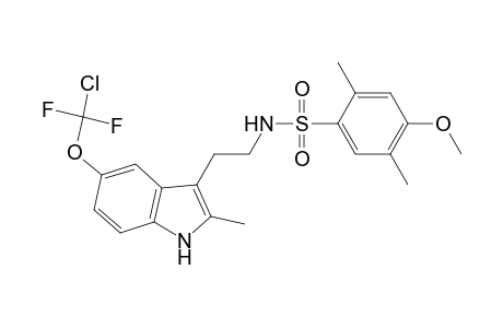 N-(2-{5-[chloro(difluoro)methoxy]-2-methyl-1H-indol-3-yl}ethyl)-4-methoxy-2,5-dimethylbenzenesulfonamide