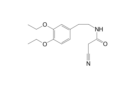 2-Cyano-N-[2'-(3'',4''-diethoxyphenyl0ethyl]acetamide