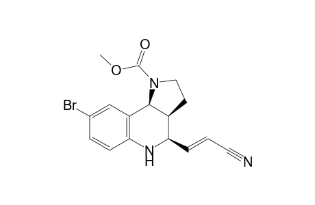 (3aS,4R,9bS)-8-Bromo-4-(2'-cyanovinyl)-2,3,3a,4,5,9b-hexahydropyrrolo[3,2-c]quinoline-1-carboxylic acid methyl ester