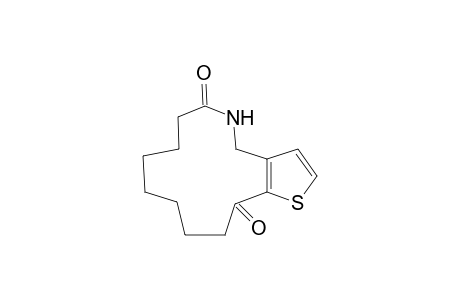 10-Aza-[11]-2,3-thiophenophane-1,9-dione