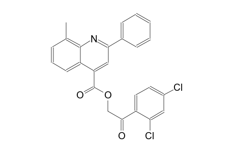 2-(2,4-dichlorophenyl)-2-oxoethyl 8-methyl-2-phenyl-4-quinolinecarboxylate