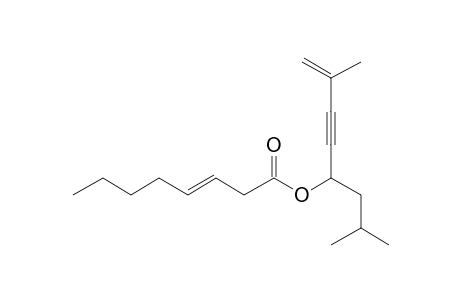 oct-3-Enoic acid, 2,7-dimethyloct-1-en-3-yn-5-yl ester