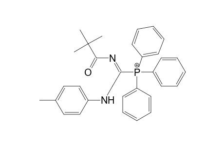 2,2-Dimethyl-N-[(E)-2-(4-toluidino)-1-(triphenylphosphoranyl)ethenyl]propanamide