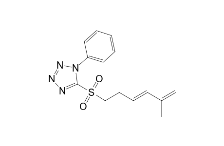 5-(5'-Methylhexa-3',5'-dienylsulfonyl)-1-phenyl-1H-tetrazole