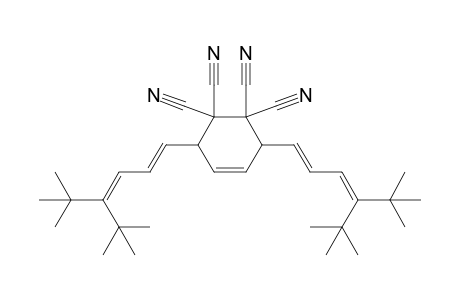 3,6-bis[(1E)-4-tert-butyl-5,5-dimethyl-hexa-1,3-dienyl]cyclohex-4-ene-1,1,2,2-tetracarbonitrile