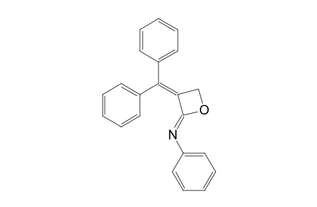 3-(Diphenylmethylene)-2-(phenylimino)oxetane
