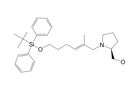 (S)-1-[(E)-6-(TERT.-BUTYLDIPHENYLSILYLOXY)-2-METHYLHEX-2-ENYL]-2-(HYDROXYMETHYL)-PYRROLIDINE