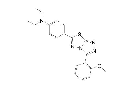 N,N-diethyl-4-[3-(2-methoxyphenyl)[1,2,4]triazolo[3,4-b][1,3,4]thiadiazol-6-yl]aniline