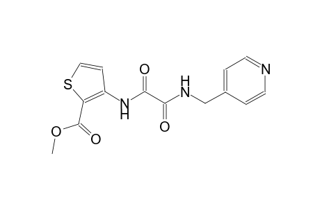 2-thiophenecarboxylic acid, 3-[[1,2-dioxo-2-[(4-pyridinylmethyl)amino]ethyl]amino]-, methyl ester
