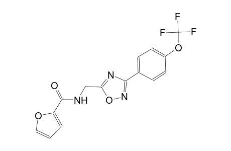 2-furancarboxamide, N-[[3-[4-(trifluoromethoxy)phenyl]-1,2,4-oxadiazol-5-yl]methyl]-