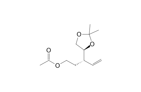 (2S,3S)-5-O-Acetyl-1,2-O-isopropylidene-3-vinylpentane-1,2,5-triol