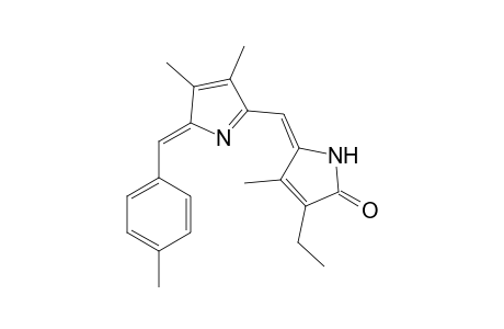 2H-Pyrrol-2-one, 5-[[3,4-dimethyl-2-[(4-methylphenyl)methylene]-2H-pyrrol-5-yl]methylene]-3-ethyl-1,5-dihydro-4-methyl-, (Z,Z)-