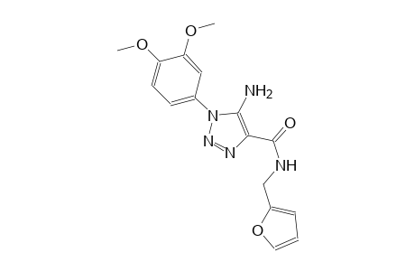 1H-1,2,3-triazole-4-carboxamide, 5-amino-1-(3,4-dimethoxyphenyl)-N-(2-furanylmethyl)-