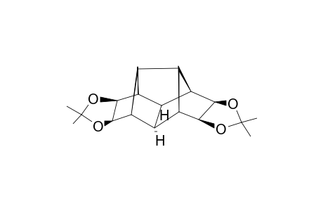 5-ALPHA,6-ALPHA:11-ALPHA,12-ALPHA-BIS-(ISOPROPYLIDENEDIOXY)-PENTACYCLO-[6.4.0.0-(2,10).0-(3,7).0-(4,9)]-DODECANE