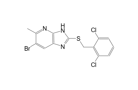 6-bromo-2-[(2,6-dichlorobenzyl)sulfanyl]-5-methyl-3H-imidazo[4,5-b]pyridine