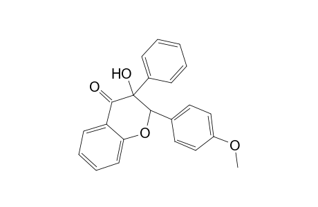 2-(4-Methoxyphenyl)-3-oxidanyl-3-phenyl-2H-chromen-4-one