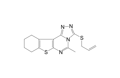 3-(allylsulfanyl)-5-methyl-8,9,10,11-tetrahydro[1]benzothieno[3,2-e][1,2,4]triazolo[4,3-c]pyrimidine