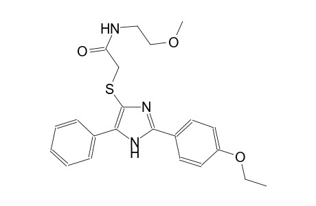 acetamide, 2-[[2-(4-ethoxyphenyl)-5-phenyl-1H-imidazol-4-yl]thio]-N-(2-methoxyethyl)-