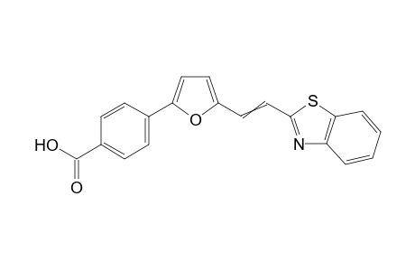 1-[5-(p-carboxyphenyl)-2-furyl]-2-(2-benzothiazolyl)ethene