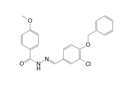 N'-{(E)-[4-(benzyloxy)-3-chlorophenyl]methylidene}-4-methoxybenzohydrazide