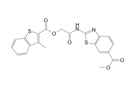 methyl 2-[({[(3-methyl-1-benzothien-2-yl)carbonyl]oxy}acetyl)amino]-1,3-benzothiazole-6-carboxylate