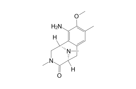 10-Amino-1,2,3,4,5,6-hexahydro-1,5-imino-9-methoxy-3,8,11-trimethyl-4-oxo-3-benzazocine