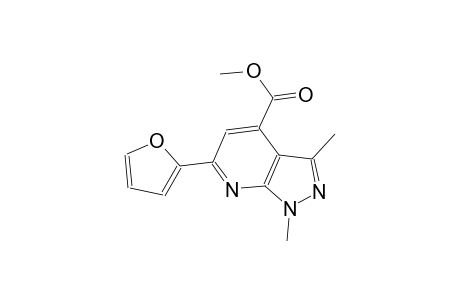 methyl 6-(2-furyl)-1,3-dimethyl-1H-pyrazolo[3,4-b]pyridine-4-carboxylate