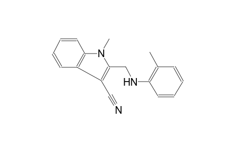 1H-indole-3-carbonitrile, 1-methyl-2-[[(2-methylphenyl)amino]methyl]-