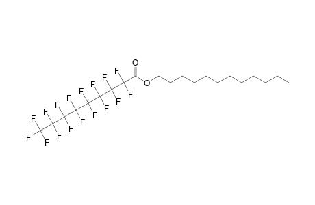 Heptadecafluorononanoic acid, dodecyl ester