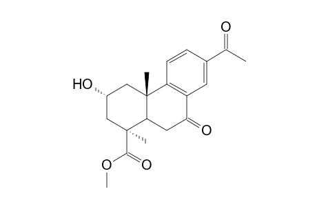 Methyl 13 - acetyl - 2.alpha. hydroxy - 7 - oxo - podocarpa - 8,11,13 - trien - 15 - oate