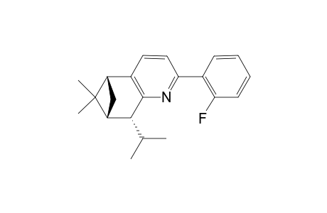 (1R,8R,9R)-5-(2-Fluoro-phenyl)-8-isopropyl-10,10-dimethyl-6-aza-tricyclo[7.1.1.0*2,7*]undeca-2(7),3,5-triene