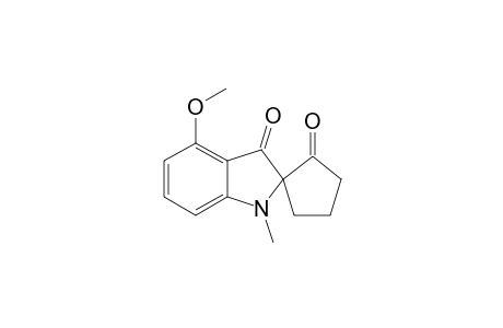 4'-methoxy-1'-methylspiro[cyclopentane-1,2'-indoline]-2,3'-dione