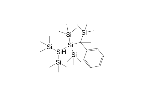 1,1,1,4,4,4-hexamethyl-2-(1-phenyl-1-(trimethylsilyl)ethyl)-2,3-bis(trimethylsilyl)tetrasilane