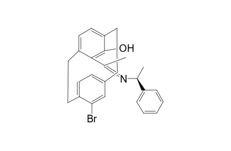 12-Bromo-4-hydroxy-5[1-(1-phenyl-ethylimino)-ethyl]-[2.2]paracyclophane