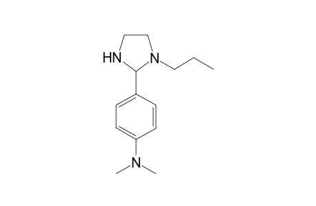 N,N-dimethyl-4-(1-propylimidazolidin-2-yl)aniline