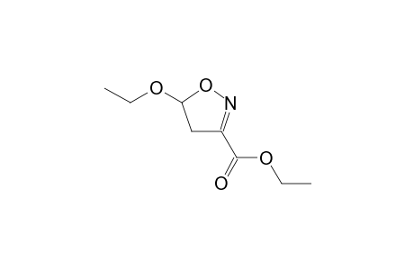3-isoxazolecarboxylic acid, 5-ethoxy-4,5-dihydro-, ethyl ester