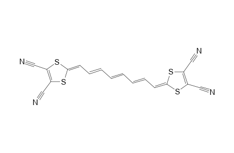 2,2'-(Octa-2'",4",6"-triene-1",8"-diylidene)-bis[1''',3'"-dithiol-4"',5'"-dicarbonitrile]