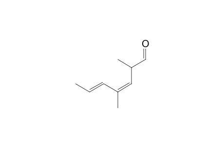 (3Z,5E)-2,4-Dimethylhepta-3,5-dienal