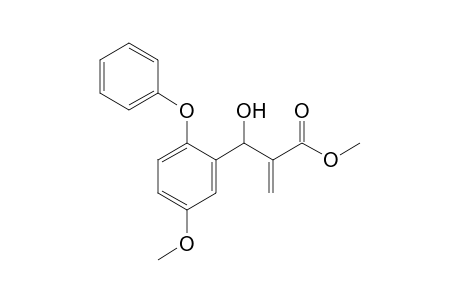 2-[Hydroxy-(5-methoxy-2-phenoxy-phenyl)-methyl]-acrylic acid methyl ester