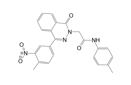 2-(4-(4-methyl-3-nitrophenyl)-1-oxo-2(1H)-phthalazinyl)-N-(4-methylphenyl)acetamide