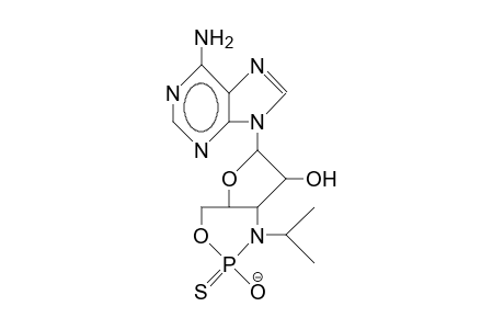3'-Isopropylamino-3'-deoxy-adenosine-5'-thiono-phosphate 3',5'-cycloamide