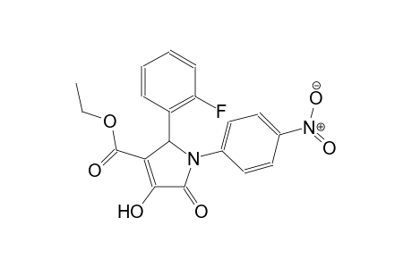 ethyl 2-(2-fluorophenyl)-4-hydroxy-1-(4-nitrophenyl)-5-oxo-2,5-dihydro-1H-pyrrole-3-carboxylate