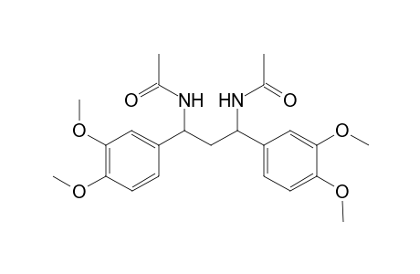 1,3-bis(3',4'-Dimethoxyphenyl)-1,3-diacetaminopropane