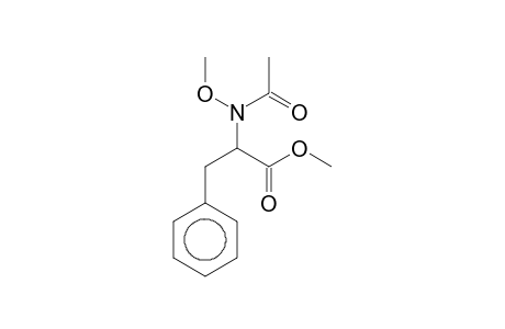 Phenylalanine, N-acetyl-N-methoxy-, methyl ester