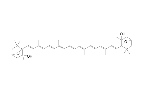 3,6 : 3',6' -Diepoxy-5,6,5',6'-tetrahydro-.beta.,.beta.-carotene-5,5'-diol