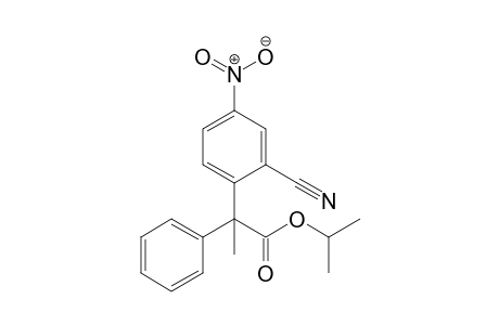 Iso-Propyl 2-phenyl-2-(2-cyano-4-nitrophenyl)propionate