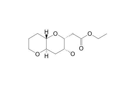 ethyl 2-[(4aS,6R,7R,8aR)-7-hydroxy-2,3,4,4a,6,7,8,8a-octahydropyrano[2,3-e]pyran-6-yl]acetate