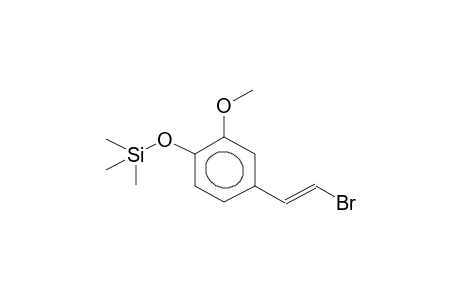 (E)-1-(2-BROMOVINYL)-3-METHOXY-4-TRIMETHYLSILYLOXYBENZENE