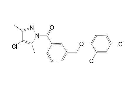 4-chloro-1-{3-[(2,4-dichlorophenoxy)methyl]benzoyl}-3,5-dimethyl-1H-pyrazole